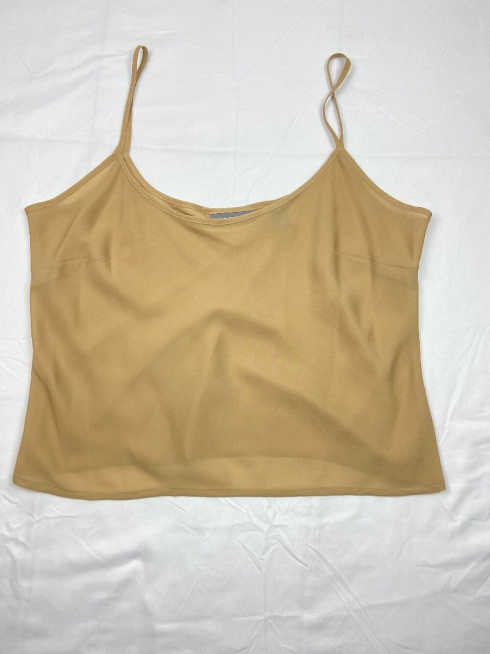 Kate Hill Tan Lightweight Cami Size Large